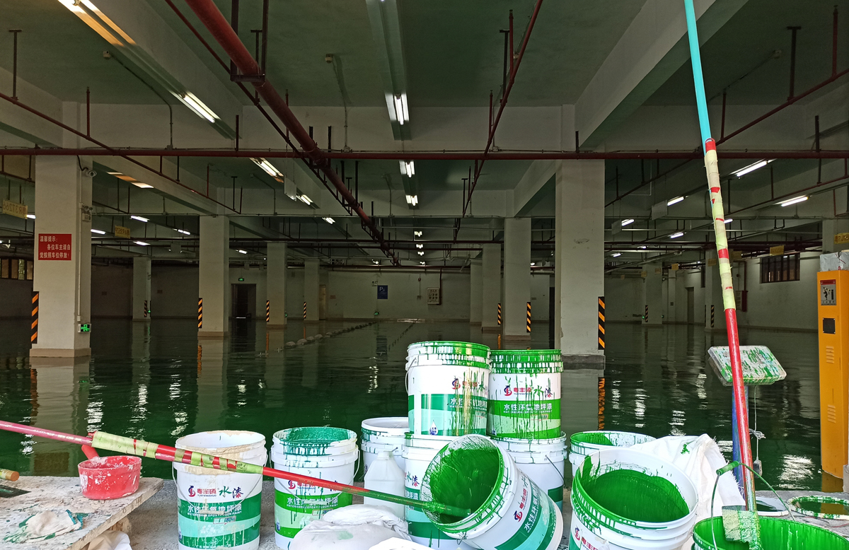 1644663162114138.jpg 清远农商银行地下车库地坪漆工程2.jpg